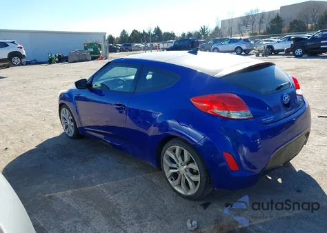 2013 Hyundai Veloster Base W/Black из США, поврежденный, VIN KMHTC6AD4DU106454